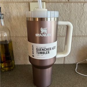 SHIPS TODAY Brand New in Box Stanley Quencher Flowstate Tumbler Rose Quartz Glow